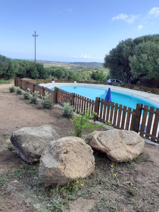 Agriturismo Gli Olivastri Appartamento Raggio Di Sole , Con Piscina E Vista Mare ,Climatizzatore,Wifi Алиенту Екстериор снимка